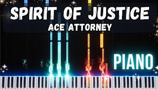 🎵 Ace Attorney Spirit of Justice  Piano Tutorial Synthesia [upl. by Yllil]