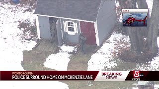 Multiple police agencies respond to Foxborough home [upl. by Haduhey]