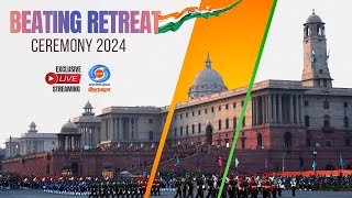 LIVE  Beating Retreat 2024  Annual Musical Extravaganza  29th January 2024 [upl. by Hilleary]