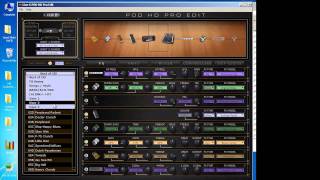 POD HD Edit Software and Customtonecom [upl. by Igor]