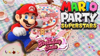 Mario Party Superstars Peachs Birthday Cake  HERE WE GO [upl. by Atekehs948]