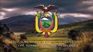 Inno nazionale dellEcuador ESIT testo  Anthem of Ecuador Italian [upl. by Adnaval]