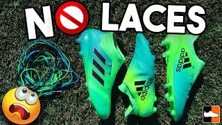 Can You Play With No Laces adidas ACE17 X16 Messi Boots [upl. by Trebo990]