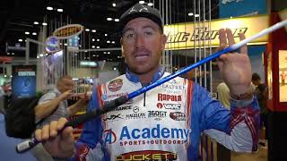 Duckett Jacob Wheeler Signature Series Rods at ICAST 2019 [upl. by Nikral280]