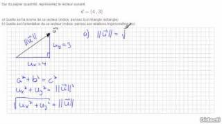 Norme et orientation dun vecteur [upl. by Sherill]