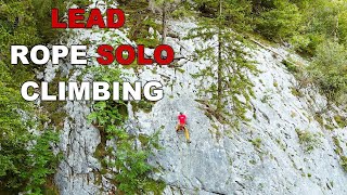 Lead Rope Solo Climbing Plombergstein Classics [upl. by Dicky]