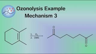 Ozonolysis Example Mechanism 3  Organic Chemistry [upl. by Spancake]