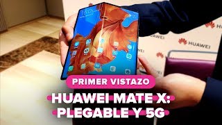 Huawei Mate X El primer teléfono plegable de Huawei es 5G [upl. by Karil855]