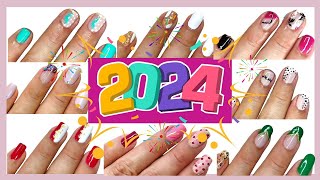 Recopilación de Diseños de Uñas 2024LOS MEJORES DISEÑOS 2024easy new nail art [upl. by Atikat751]