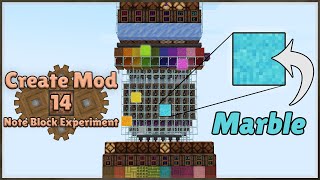 Create Mod  Note Block Experiment 14  Marble Machine [upl. by Cooe]