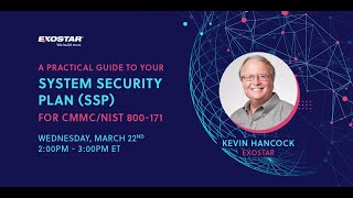 A Practical Guide to Your System Security Plan SSP for CMMCNIST 800171 [upl. by Ailahk95]