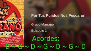 Por Tus Pujidos Nos Pescaron Grupo Marrano Letra Y Acordes Tutorial [upl. by Anitsyrhc]