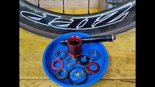 EP91 ZIPP 404 Rear hub service 22 Assembly [upl. by Cartie]