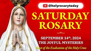 SATURDAY HOLY ROSARY ❤️ SEPTEMBER 14 2024 ❤️ THE JOYFUL MYSTERIES OF THE ROSARY VIRTUAL [upl. by Scherle]