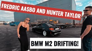 FREDRIC AASBO AND HUNTER TAYLOR  BMW M2 WILL IT DRIFT [upl. by Izzy]