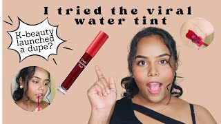 Etude House Dear Darling Tint  Review  Water tint  Under RS500 [upl. by Meeka836]