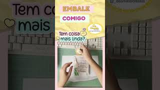 Embalando Uma Fofura Mini Agenda Personalizada [upl. by Enywad]