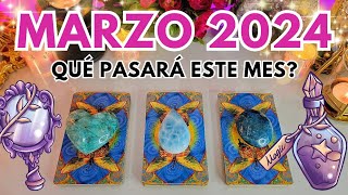 TAROT MARZO 2024 🌸🔮🪬 PREDICCIONES Y CONSEJOS 🌈 QUÉ VIENE PARA TI 🌿 LECTURA MENSUAL INTERACTIVA 🌟 [upl. by Aicnom]