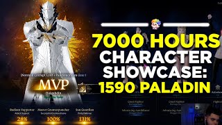 Lost Ark 7000 Hours Character Showcase 1590 Paladin [upl. by Adnah]