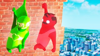 MOST HILARIOUS MULTIPLAYER GLITCHES Gang beasts Multiplayer [upl. by Anilatak443]