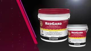 Protect Tile Installations with RedGard Liquid Waterproofing and Crack Prevention Membrane [upl. by Aremihc]