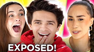 Brent Rivera amp Pierson REVEAL if they KISS off camera to Eva Gutowski in quotTruth or Drinkquot video [upl. by Artiek32]