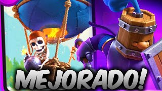 ❌ quotGLOBO LEÑADOR MEJORADO PARA ROMPER EL METAquot Deck Clash Royale [upl. by Meil283]