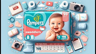 Pampers Swaddlers Review Best Diapers for Newborns One Month Supply 198 Count Breakdown [upl. by Wappes]