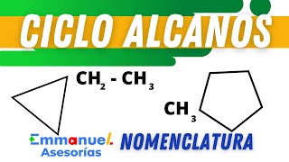 Nomenclatura Orgánica de CICLOALCANOS explicación paso a paso [upl. by Mccullough]