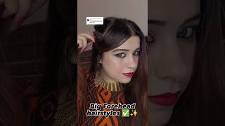 Big forehead Hairstyles Hack Must Try ✅👌shorts hairstyle youtubeshorts shortvideo [upl. by Kralc379]