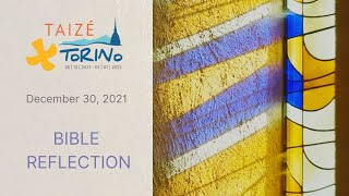 TaizéTurin online meeting  3012 Bible reflection [upl. by Nylcoj]