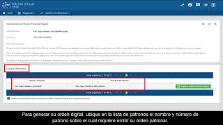 Nueva Oficina Virtual CCSS  ¿Cómo obtener su Orden Patronal digital [upl. by Serra]