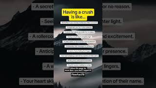 Having a crush Is like fyp motivation manipulation psychology psychologyfacts shorts [upl. by Ativet]