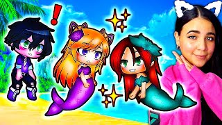 🧜‍♀️🌊 THE SIREN 🧜‍♀️🌊 A Mermaid Gacha Club Mini Movie Love Story Reaction [upl. by Musser828]