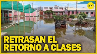 Fuertes lluvias en Perú quotSorpresaquot para el Minedu obligando a retrasar inicio de clases [upl. by Cyrilla]