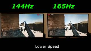 144Hz vs 165Hz  280FPS [upl. by Newob]