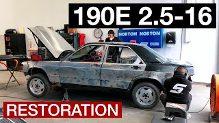 Restoring This Rare 1989 Mercedes 190E 2516  Epic Transformation [upl. by Spearman]