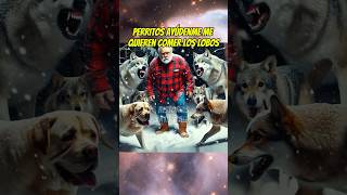 Perros vs Lobos mismascotas shortsviral perros paramascotas mascotas lobo babypet [upl. by Hgiellek]