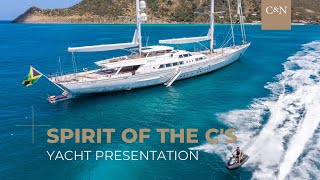 SPIRIT OF THE CS  6400m 210  Perini Navi  Luxury Sailing Yacht for charter [upl. by Pascia952]