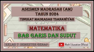 LATIHAN SOAL ASESMEN MADRASAH MATEMATIKA TAHUN 2024 [upl. by Maxey]