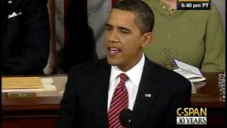 CSPAN President Obama Address to Congress [upl. by Fredela60]