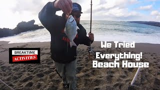 FISHING IN GUALALA…BEACH HOUSE TRIP Catching perch [upl. by Akema]