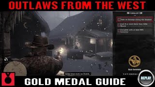 Red dead Redemption 2 Outlaws from the West Gold Medal  Gold Rush Trophy  Achievement REPLAY [upl. by Zollie]