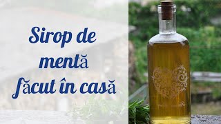 Sirop de menta făcut în casă simplu și natural [upl. by Nosyarg]