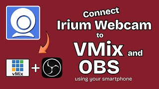 Connect iRIUM Webcam to vMix and OBS StepbyStep Guide for Streamers [upl. by Eilama]