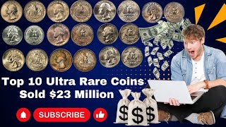 Top 10 Ultra Rare Washington Quarter Dollar Coins Worth A Lot Of Money Coins Worth Money [upl. by Tacita]