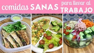 Comidas sanas y fáciles para llevar al trabajo  Cocina de Addy [upl. by Ujawernalo]