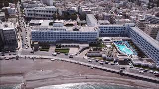 Mitsis Grand Beach Hotel  Aerial [upl. by Yroger959]