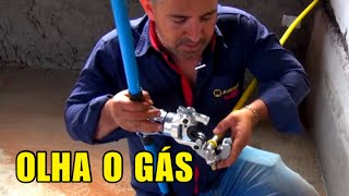 APRENDA FAZER A INSTALAÇÃO DO TUBO PEX DE GAS [upl. by Trimmer]