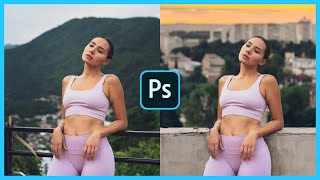 How to Change Background in Photoshop 2024  AI Generate [upl. by Laise673]